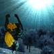 From Vrchat. Me giving thumbs up to the moon. Good job moon!
